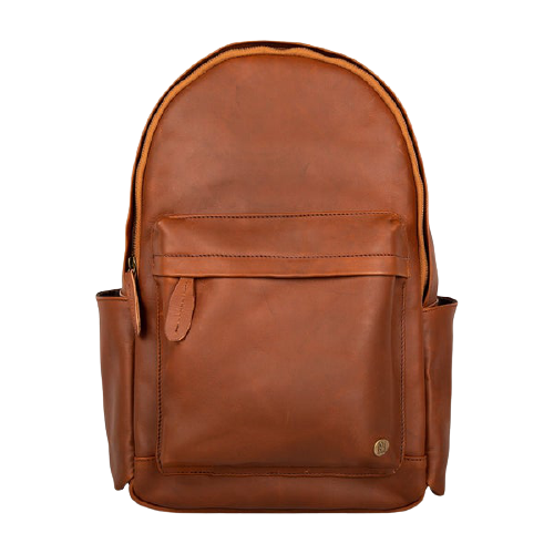 Leather backpack